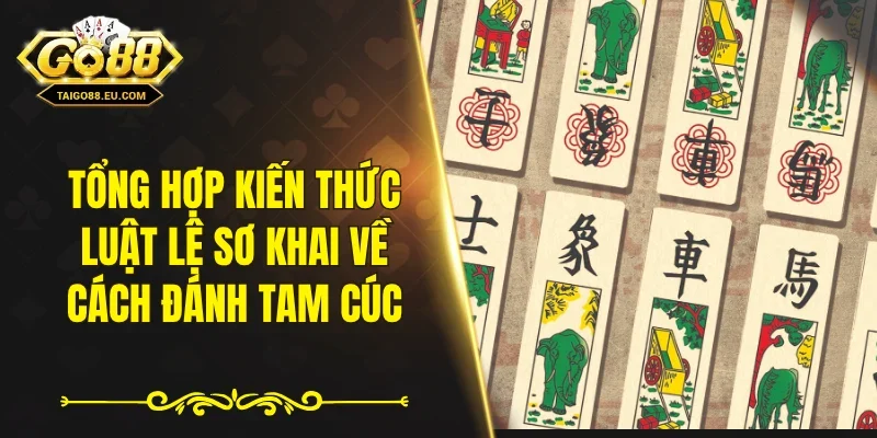 Tổng hợp kiến thức luật lệ sơ khai về cách đánh tam cúc